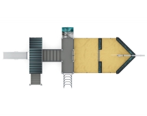 Детская игровая площадка Лагуна Парусник ДИК 2.03.3.02-05