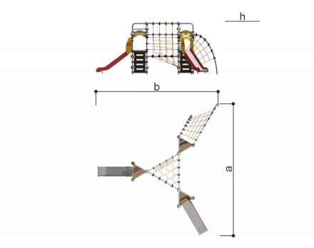Детский спортивно-игровой комплекс Romana 057.46.00 (Цвет 1), фото 4