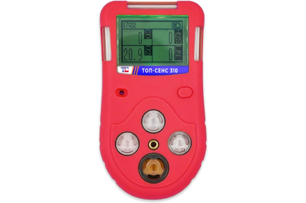 Портативный газоанализатор ООО Техно-Ас Топ Сенс 310 (CH4(0-50НКПР), О2, СО, H2S) 00-Б0008970, фото 1