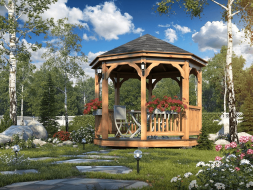 Восьмигранная беседка Виктори, фото 2