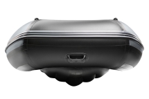 YACHTMAN-360 НДНД (Яхтман) серый-черный (лодка ПВХ нднд под мотор с усилением)