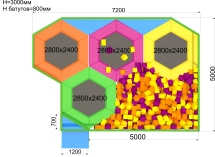 Батутная арена &quot;Соты 2&quot;