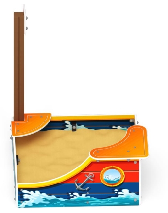 Песочница средняя Кораблик (Морской стиль) - ИО 5.03.01-01, фото 3