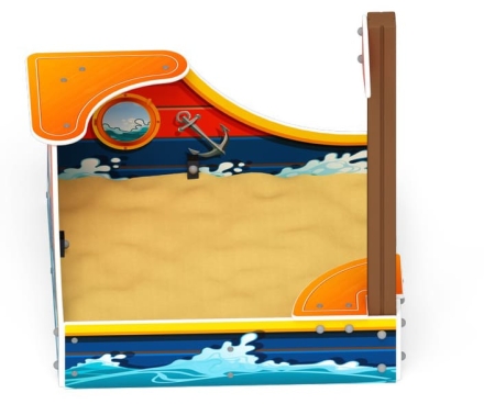 Песочница средняя Кораблик (Морской стиль) - ИО 5.03.01-01, фото 2