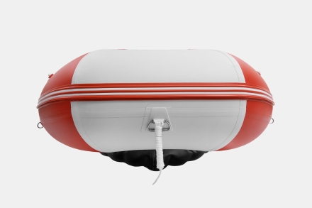 Gladiator E 450 PRO AIR красно-белый моторная лодка ПВХ, фото 8