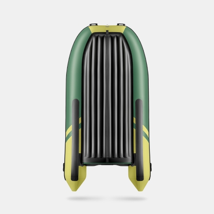 GLADIATOR E 420 X Expedition Зелено-оливковый моторная лодка ПВХ, фото 5