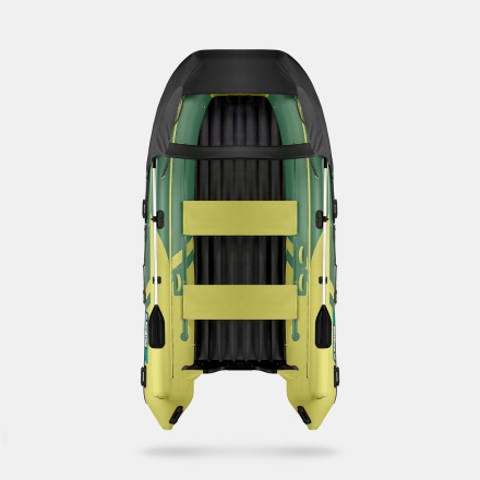 GLADIATOR E 420 X Expedition Зелено-оливковый моторная лодка ПВХ, фото 4