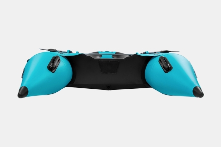 Gladiator C 420 AL ACTIVE Черно-бирюзовый моторная лодка ПВХ Алюминиевый пайол, фото 7