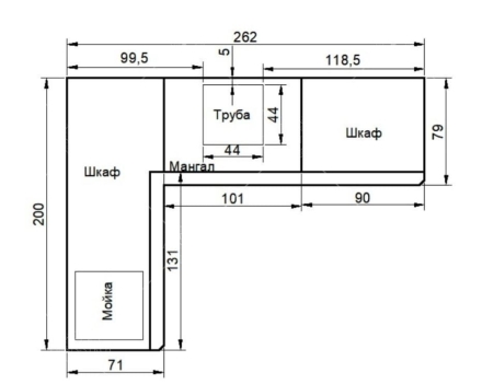 Мангал с двумя шкафами Атлант, фото 2