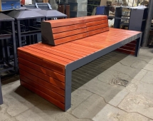 Скамейка со спинкой TORUDA 004