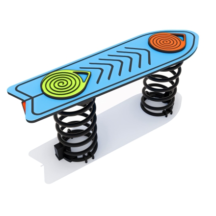 Качалка на пружине ЛД042006 для детской площадки, фото 2