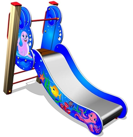 Детская горка Море Г038 H=650 для игровых площадок, фото 1