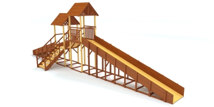 Зимняя горка Савушка Зима 7/4, фото 2