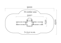 Горка двойная Колобок 08407 для детской площадки Горка двойная Колобок 08407 для детской площадки
