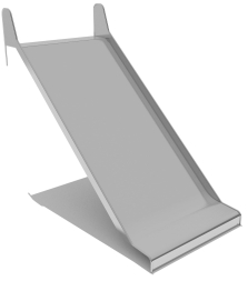 Горка из нержавеющей стали ГГН-1500.2500.008 для детской площадки