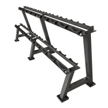 Стойка для хранения профессиональных гантелей DFC POWERGYM RA778 (12,5-50кг, 10 пар, три короба)