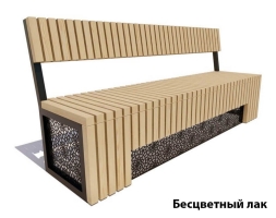 Парковая скамейка Восток, 2 м Лиственница, фото 2 Парковая скамейка Восток, 2 м Лиственница, фото 2