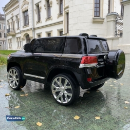 Электромобиль Toyota Land Cruiser 200 JJ2022 черный, фото 2