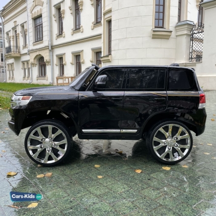 Электромобиль Toyota Land Cruiser 200 JJ2022 черный, фото 5