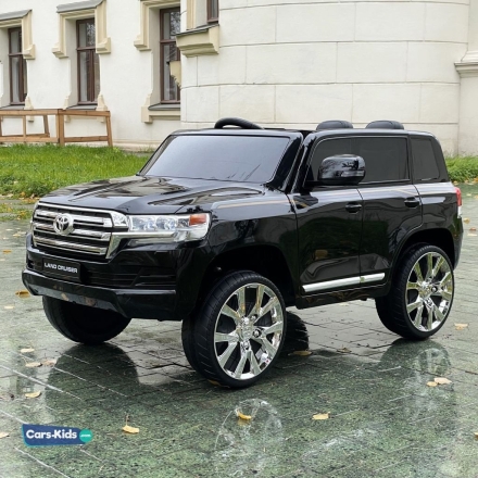 Электромобиль Toyota Land Cruiser 200 JJ2022 черный, фото 1