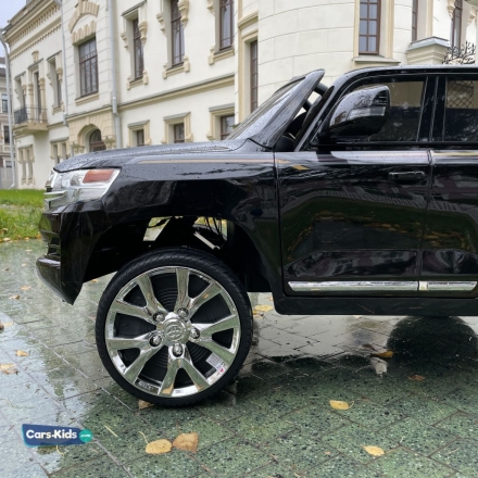 Электромобиль Toyota Land Cruiser 200 JJ2022 черный, фото 4