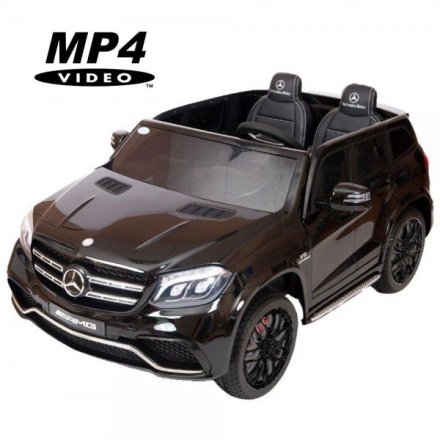 Детский электромобиль Mercedes Benz GLS63 LUXURY 4WD 12V MP4 - Black - HL228-LUX-MP4, фото 1