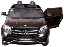 Детский электромобиль Mercedes Benz GLS63 LUXURY 4WD 12V MP4 - Black - HL228-LUX-MP4