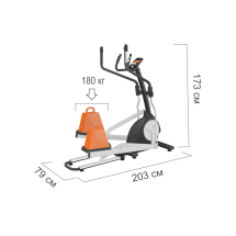 FE758TGBQ (PREL-508) Эллиптический тренажер коммерческий PROXIMA GRAVITAS