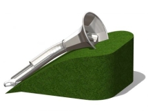 Горка-труба Патефон на искусственный холм Горка-труба Патефон на искусственный холм