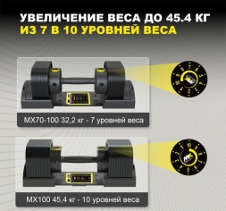 Комплект увеличения веса пары MX70-100 EVO до MX100 EVO, 12 дисков , фото 3