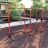 Универсальный уличный спортивный комплекс турник брусья Domsen Fitness Ds59 RED