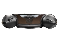 YACHTMAN-340 НДНД (Яхтман) серый-черный (лодка ПВХ нднд под мотор с усилением), фото 6