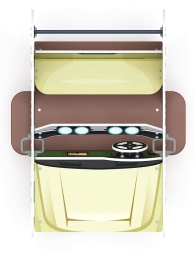 Джип Сафари - Качалка на пружине двухместная машинка - ИО 23.03.05-10, фото 5