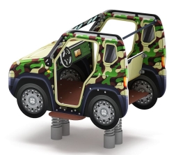 Джип Сафари - Качалка на пружине двухместная машинка - ИО 23.03.05-10, фото 2