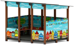 Теневой навес (Город) МФ 78.31.24-01, фото 3 Теневой навес (Город) МФ 78.31.24-01, фото 3