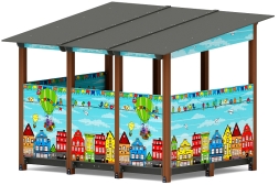 Теневой навес (Город) МФ 78.31.24-01, фото 4 Теневой навес (Город) МФ 78.31.24-01, фото 4