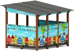 Теневой навес (Город) МФ 78.31.24-01, фото 2 Теневой навес (Город) МФ 78.31.24-01, фото 2