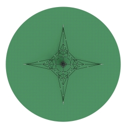 Пирамида - СК 2.05.04-РК сетка на резиновое покрытие, фото 2