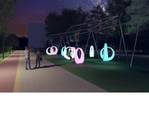 Качели - светящееся кольцо Качели - светящееся кольцо