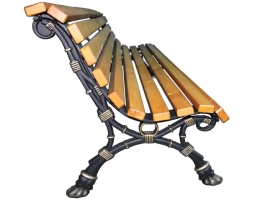 Скамейка парковая Европа, Сосна 1,2 м, фото 6 Скамейка парковая Европа, Сосна 1,2 м, фото 6