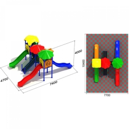 Игровая площадка Холмы 3.3, фото 3 Игровая площадка Холмы 3.3, фото 3