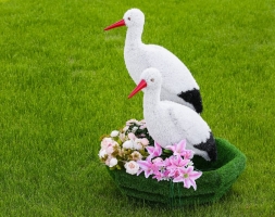 Топиари Аисты в гнезде, семья газон Eco, фото 9