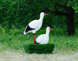 Топиари Аисты в гнезде, семья газон Eco, фото 3