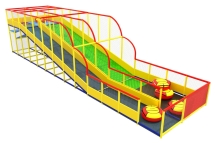 Тюбинговая горка с сухим бассейном Тюбинговая горка с сухим бассейном