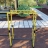 Универсальный уличный спортивный комплекс турник брусья Domsen Fitness Ds59 YELLOW 