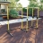 Универсальный уличный спортивный комплекс турник брусья Domsen Fitness Ds59 YELLOW 