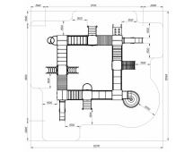 Детская игровая площадка Остров детства (Эко) H=1200 H=2000 ДИК 2.01.8.02-12