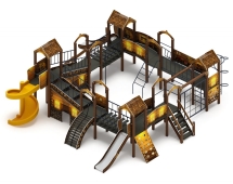 Детская игровая площадка Остров детства (Эко) H=1200 H=2000 ДИК 2.01.8.02-12