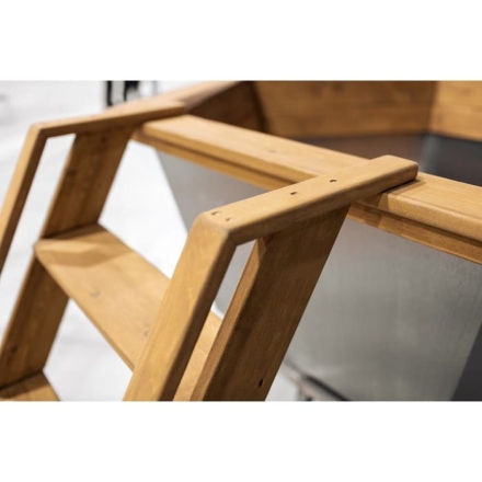 Сибирский банный чан &quot;Илья Муромец&quot; на подставке 2250 мм опора - нерж. сталь, фото 6