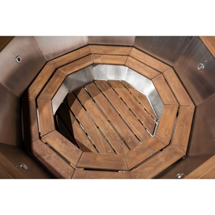 Сибирский банный чан &quot;Илья Муромец&quot; на подставке 2250 мм опора - нерж. сталь, фото 5